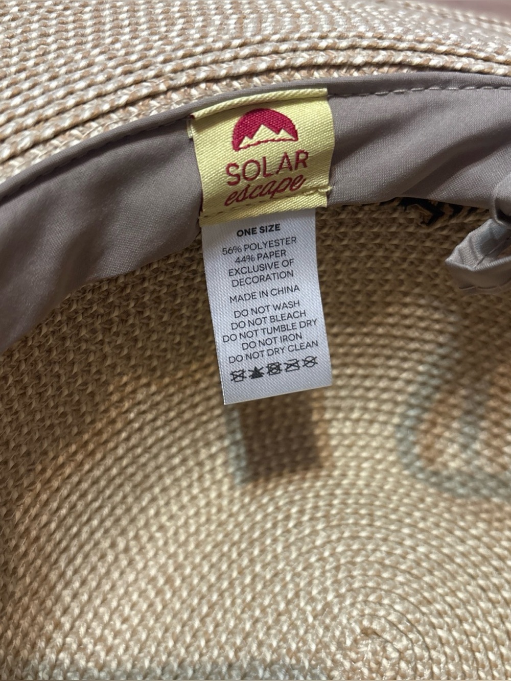 Solar Escape UV Sedona Sun Hat Wide Brim One Size Coastal Hike GardenStrap - Picture 8 of 8